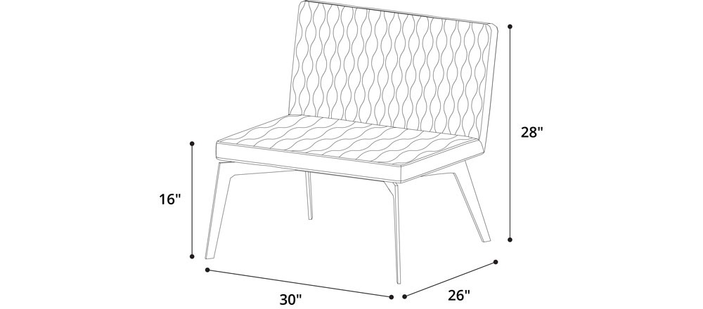 Caen Chair Dimensions