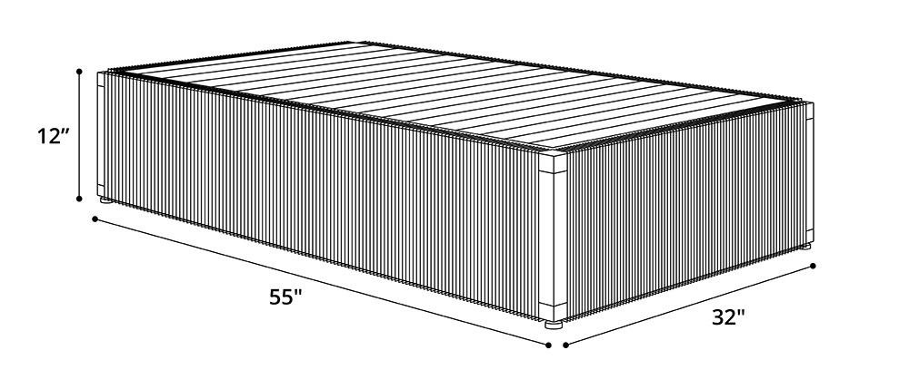 Haukland Coffe Table Dimensions