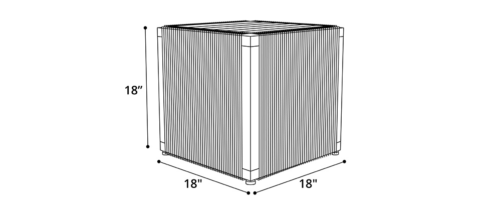 Haukland Side Table Dimensions