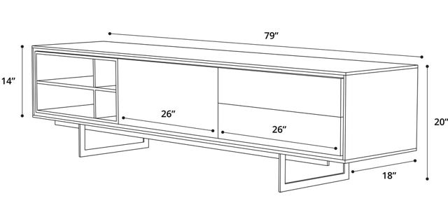 Baxter Media Cabinet Dimensions