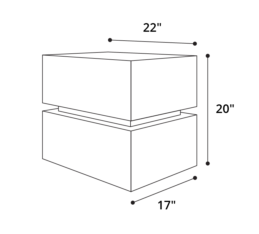 Brookline Nightstand Dimensions