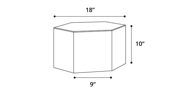Centre 10in. Occasional Table Dimensions