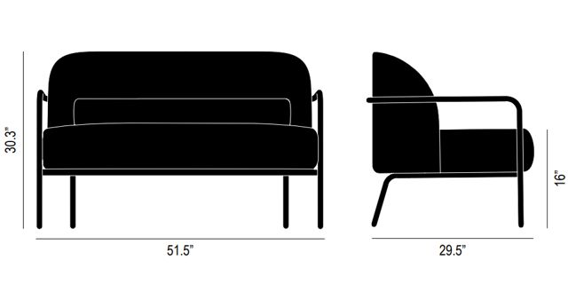 Circa Double Lounge Sofa