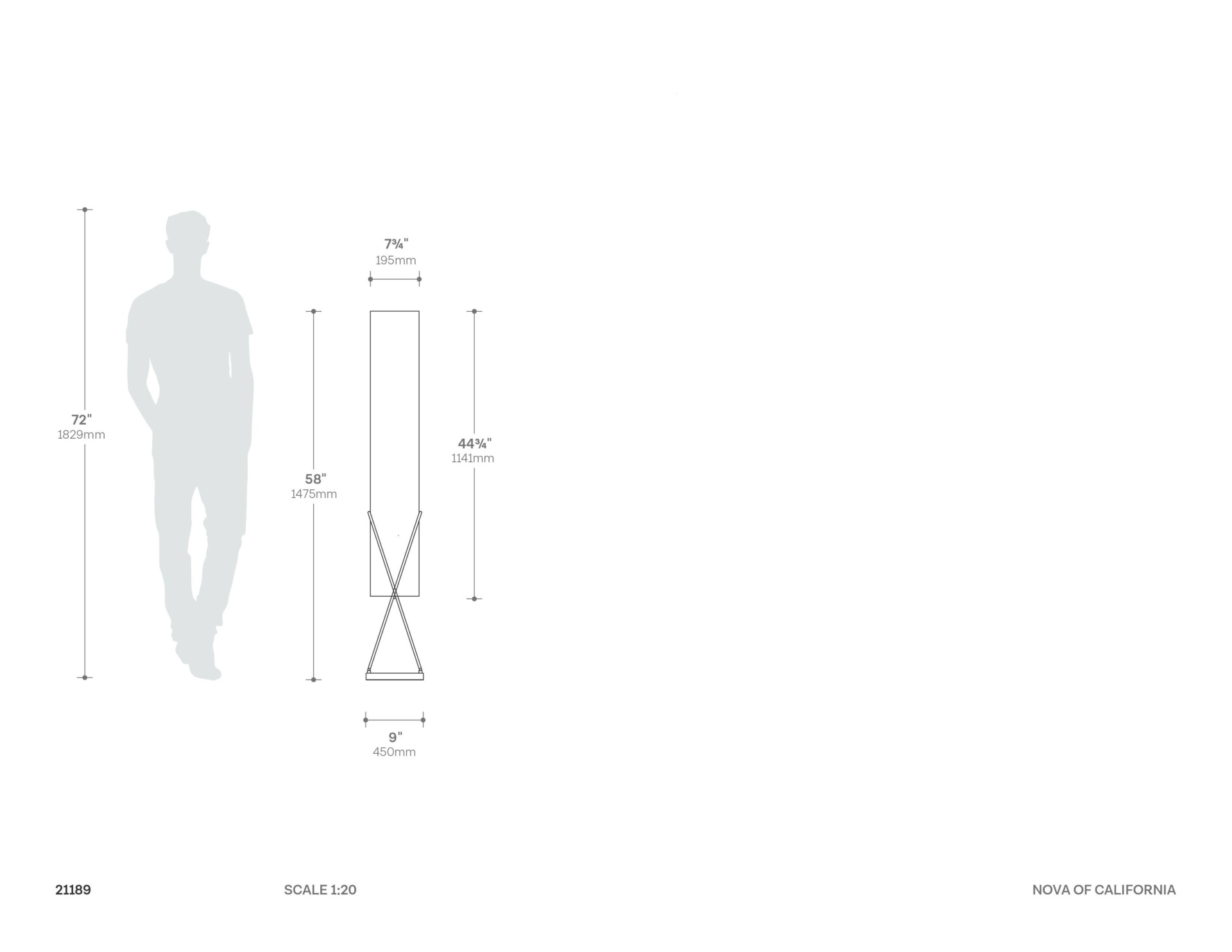 Internal Floor Lamp Dimensions