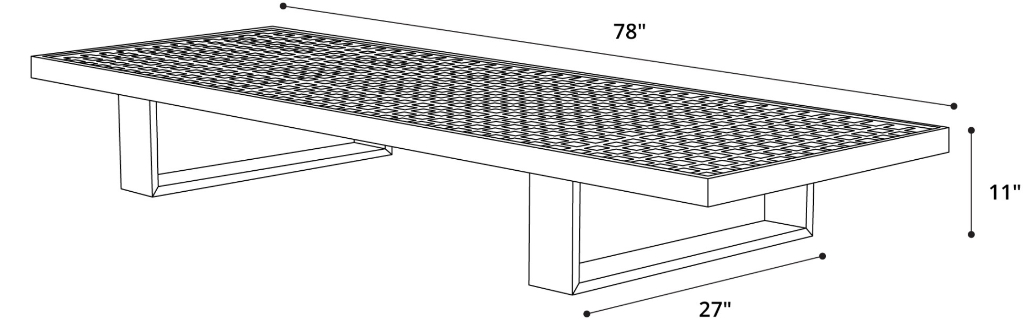 Leyton Coffee Table Dimensions
