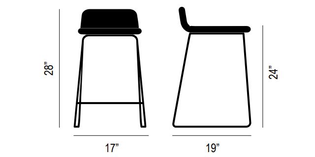 Lolli Counter Stool