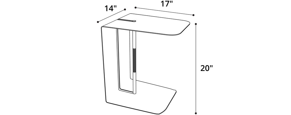 Nassau Side Table Dimensions