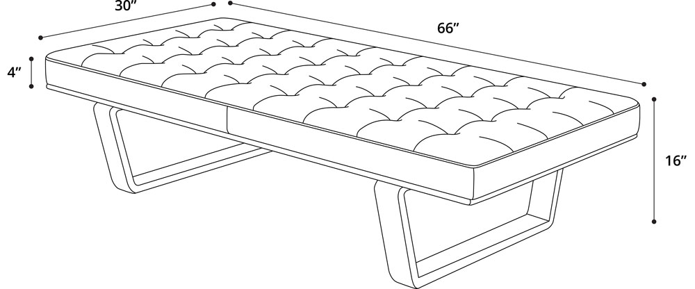 Firenze Bench Dimensions