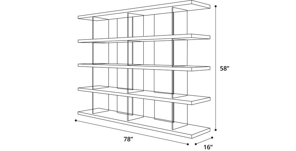Otford Bookcase Dimensions