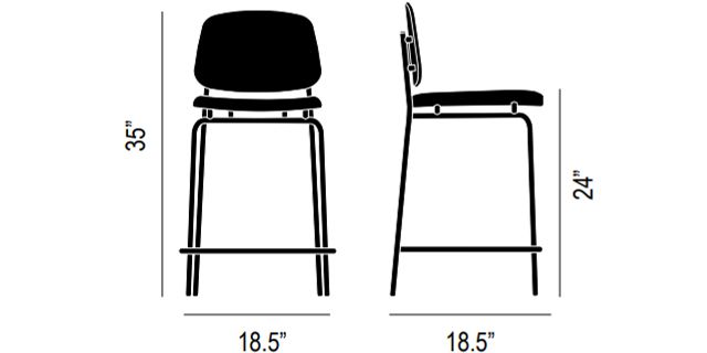 Platform Counter Stool