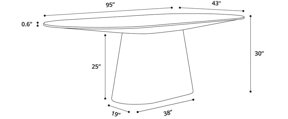 Ravenna Dining Table Dimensions