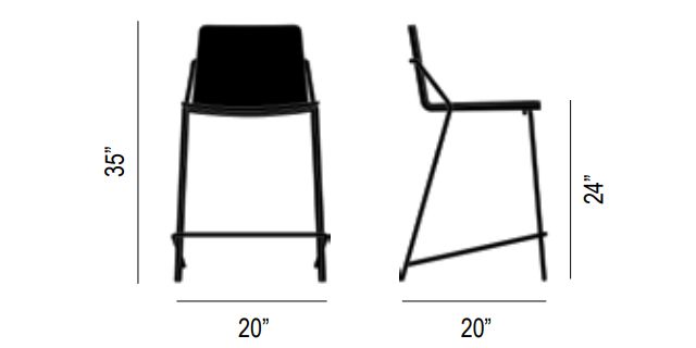 Sling Counter Stool