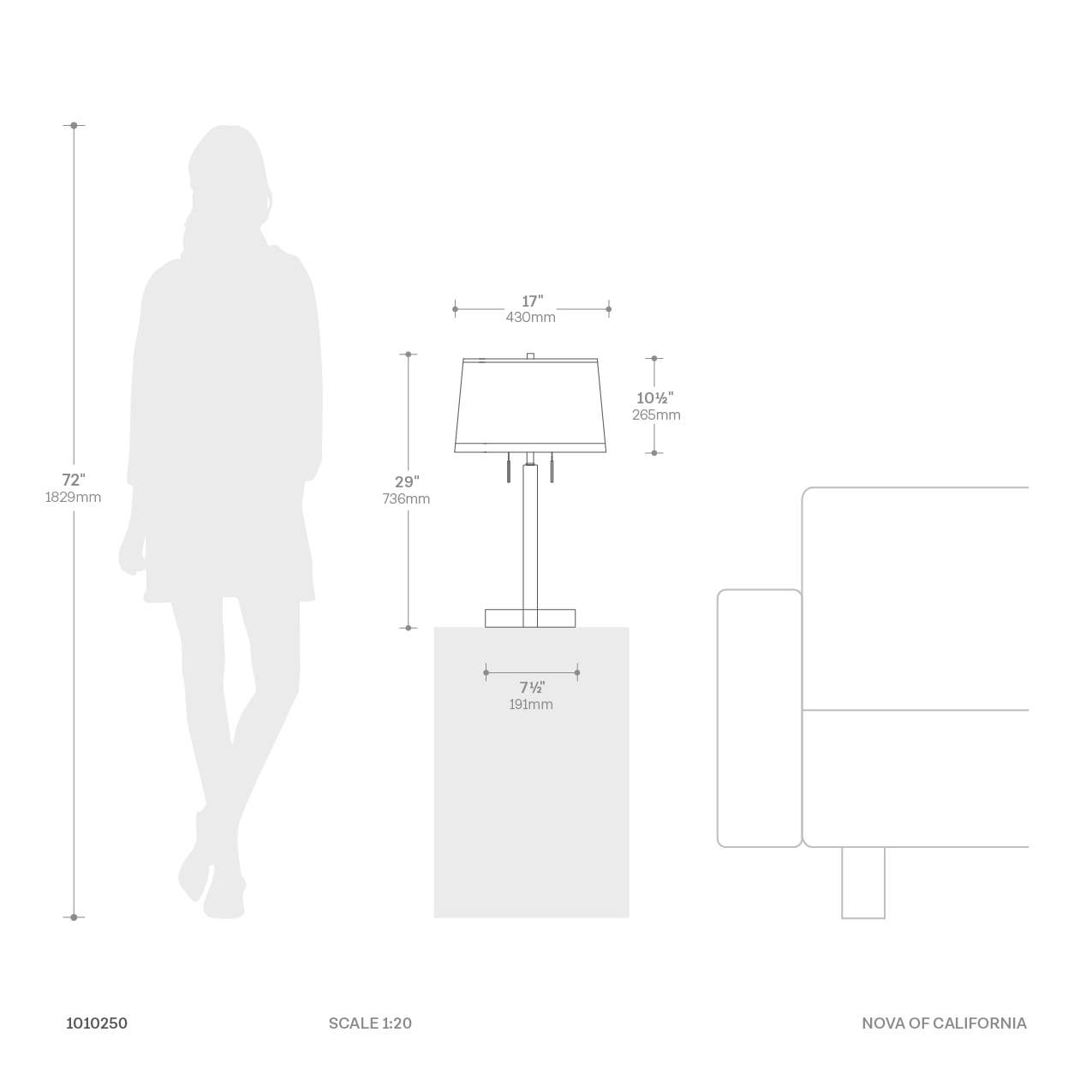 Swiss Cross Table Lamp Dimensions