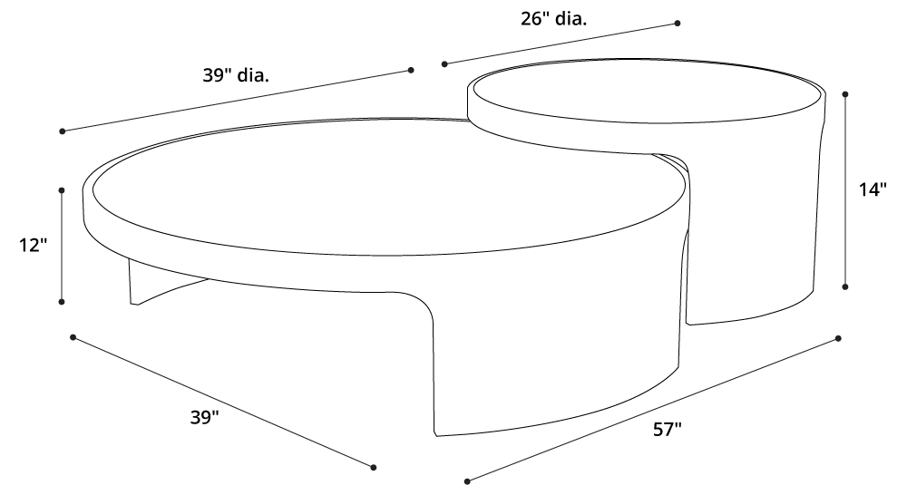 Thorne Coffee Table Dimensions