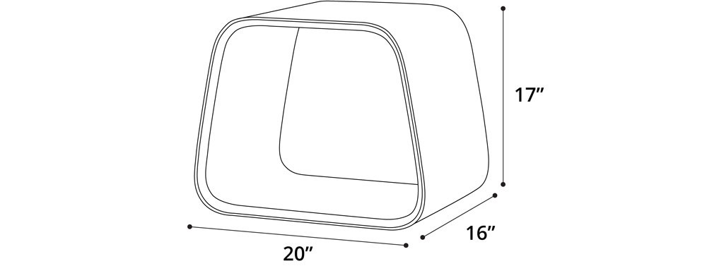 Trapani Stool Dimensions