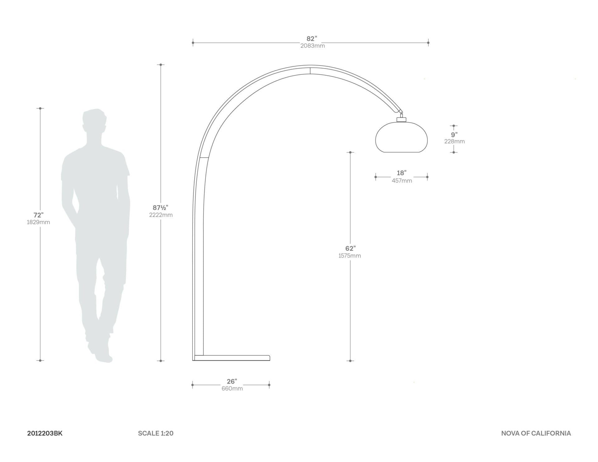 Vaulted Arc Floor Lamp