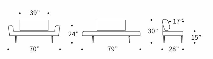 Zeal Deluxe Dark Wood Day Bed Dimensions