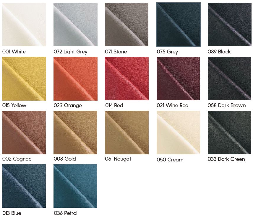 Balder Leather Colors