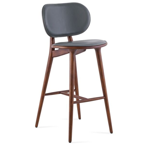 Black PPM-S Leatherette (502-40) - Black Stained Solid Wood