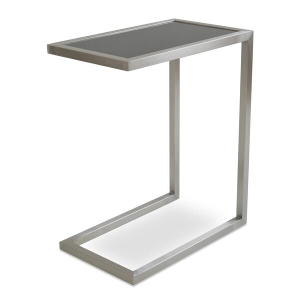 Alfa Glass Top End Table by sohoConcept