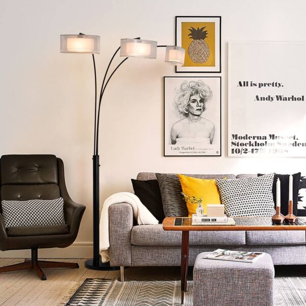 Amarillo 3 Light Arc Floor Lamp