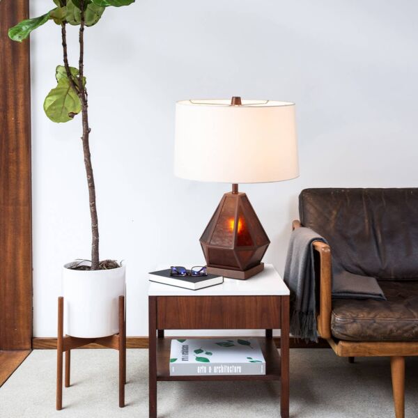 Artifact Natural Mica Table Lamp with Nightlight