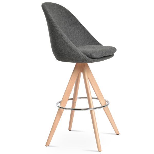 Avanos Pyramid MW Swivel Stool by sohoConcept