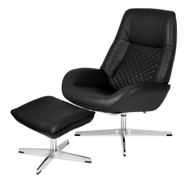 Bordeaux Recliner Lounge Chair with Footrest by Kebe