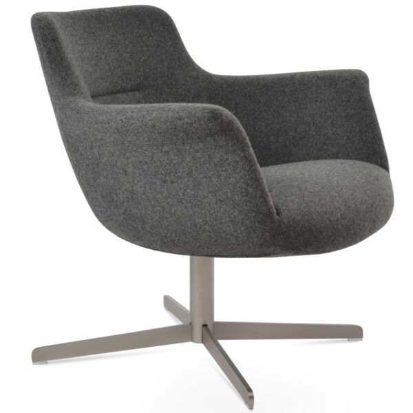 Bottega 4 Star Swivel Lounge Armchair by sohoConcept