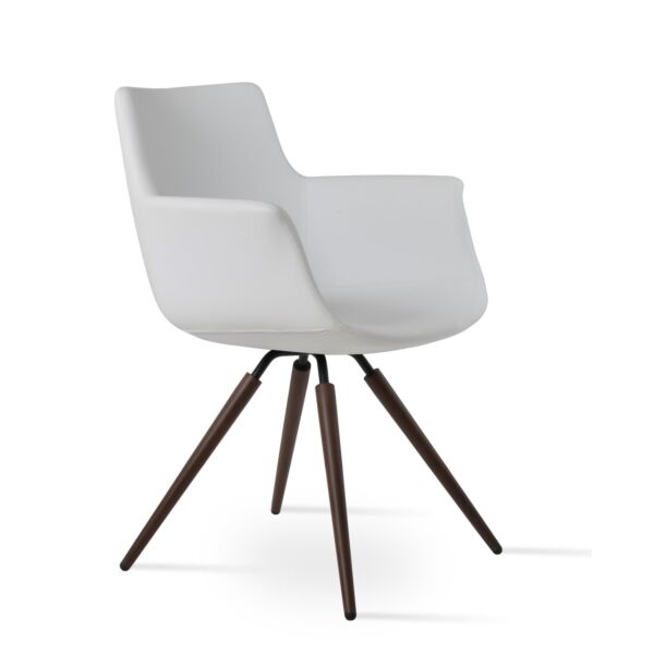 Bottega Carrot Swivel Armchair by sohoConcept