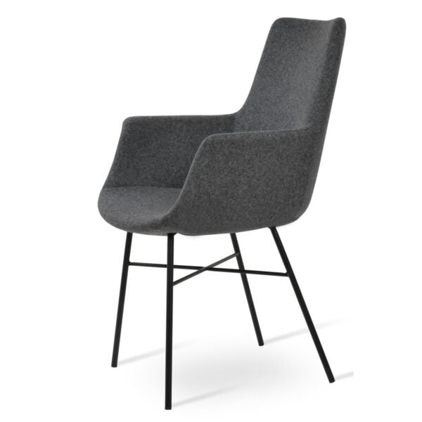 Bottega Cross High Back Armchair