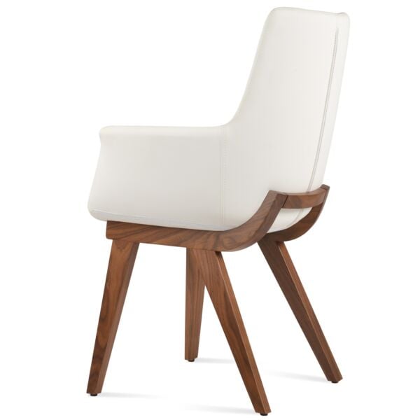 Bottega High Back Wood Armchair by sohoConcept