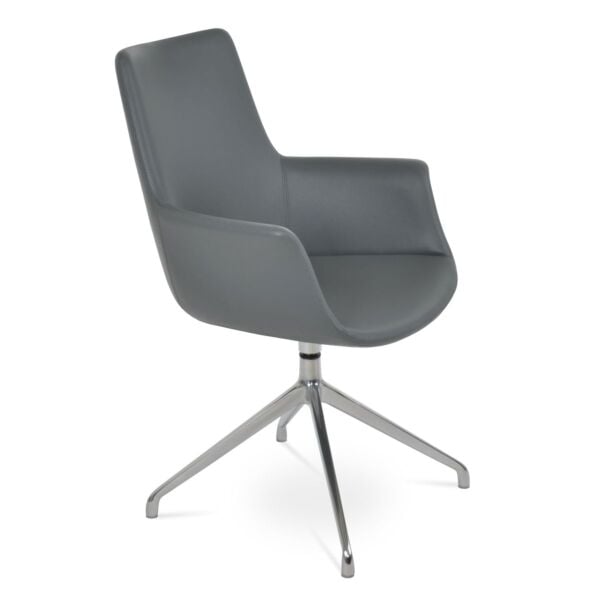 Bottega Spider High Back Swivel Armchair