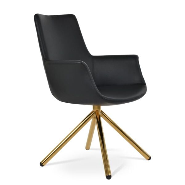 Bottega Stick High Back Swivel Armchair