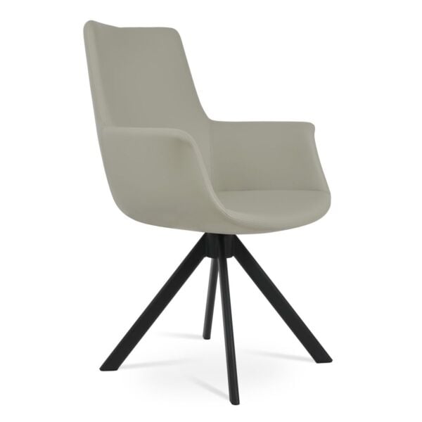 Bottega Sword High Back Swivel Armchair
