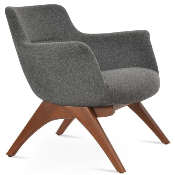 Bottega X Wood Lounge Armchair by sohoConcept