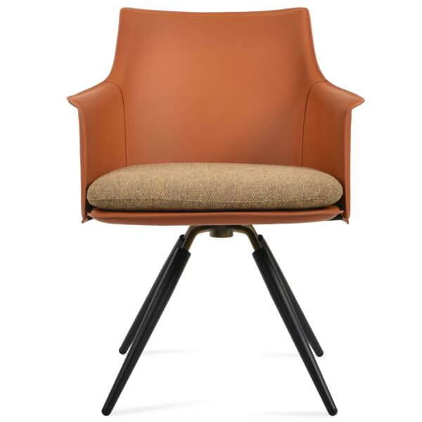 Briancon Carrot Swivel Dining Chair by sohoConcept