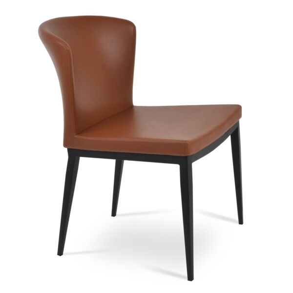Capri MW Wood Look Metal Chair