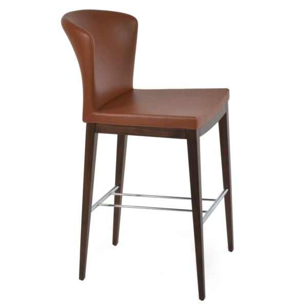 Capri Wood High Back Stool by sohoConcept