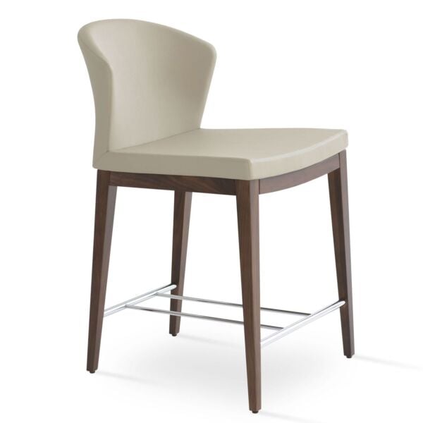Capri Wood Low Back Stool by sohoConcept