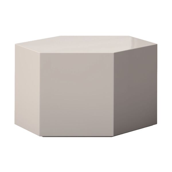 Centre 10in. Occasional Table - Glossy Chateau Gray