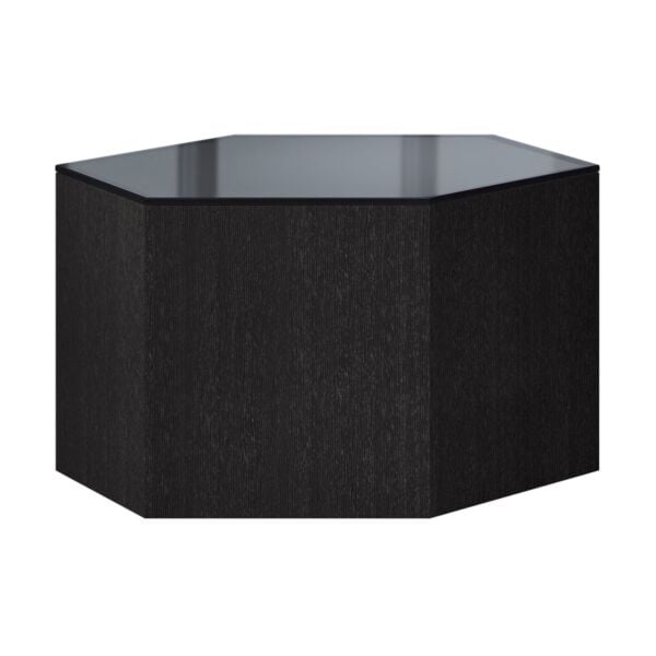 Centre 10in. Occasional Table - Glossy Chateau Gray