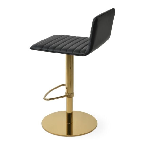 Corona Full Upholstered Piston Swivel Stool by sohoConcept