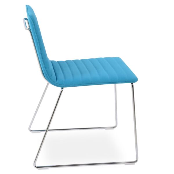 Corona Wire Handle Back Full Upholstered Chair by sohoConcept