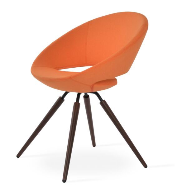 Crescent Carrot Swivel Chair by sohoConcept