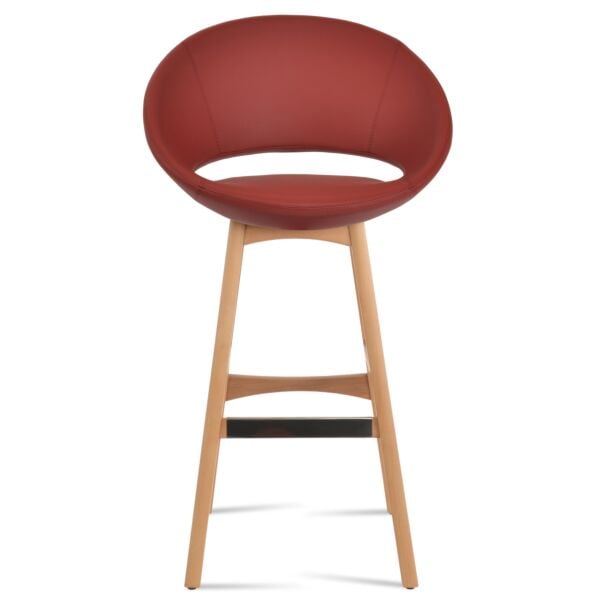 Crescent PR Wood Stool by sohoConcept