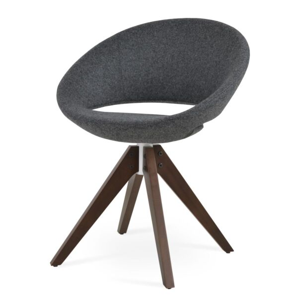 Crescent Pyramid Swivel Chair