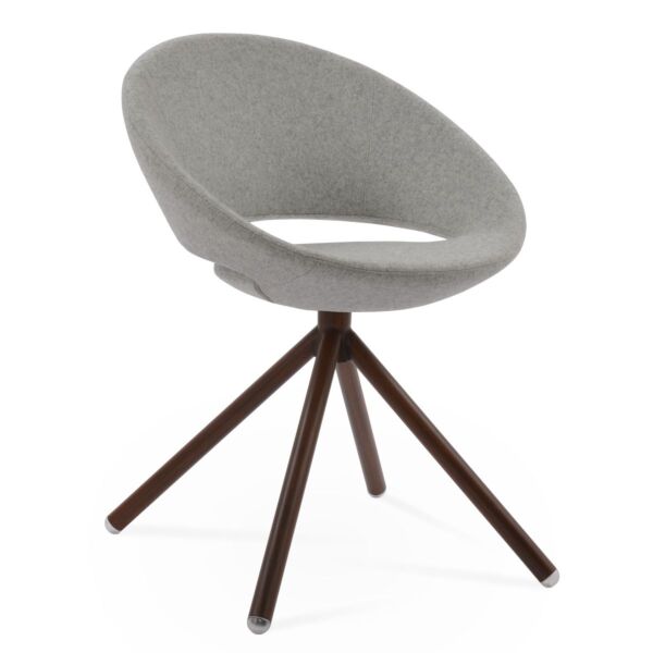 Crescent Stick Swivel Chair