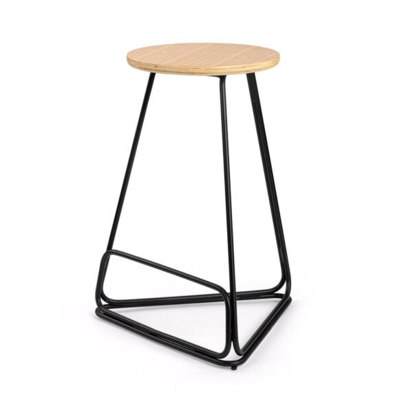 Black Base with Natural Ash Seat