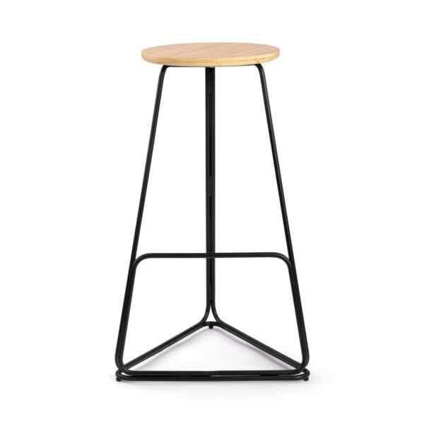 Black Base with Natural Ash Seat